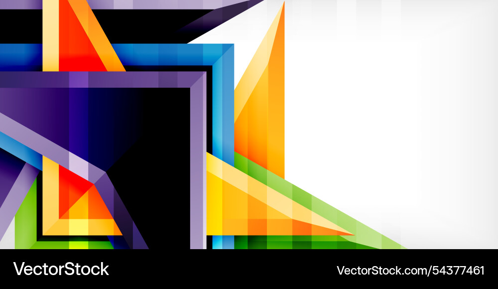 Abstract background color triangles and arrows Abstract background color triangles and arrows vector image