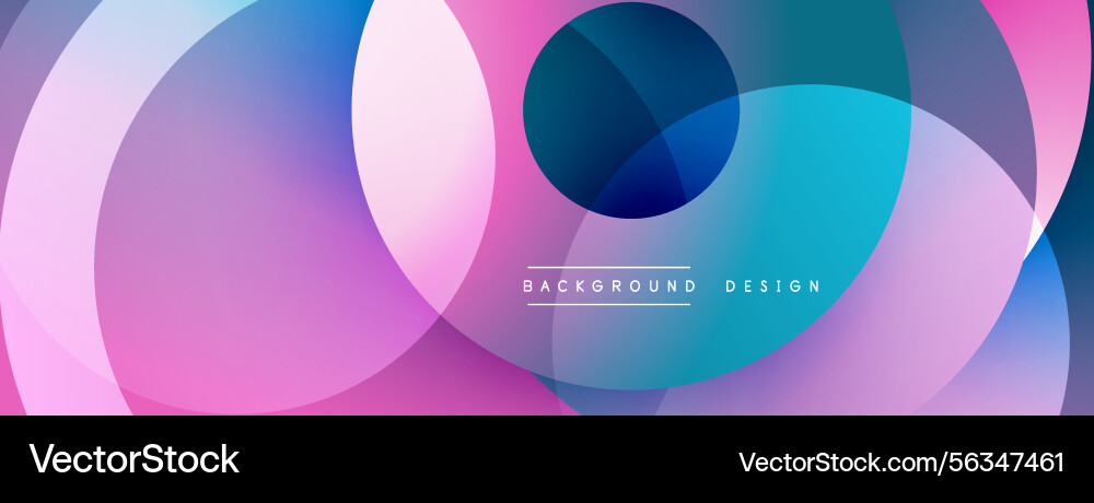 Abstract composition featuring overlapping Abstract composition featuring overlapping vector image