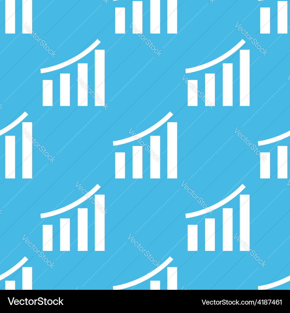 Chart seamless pattern vector image
