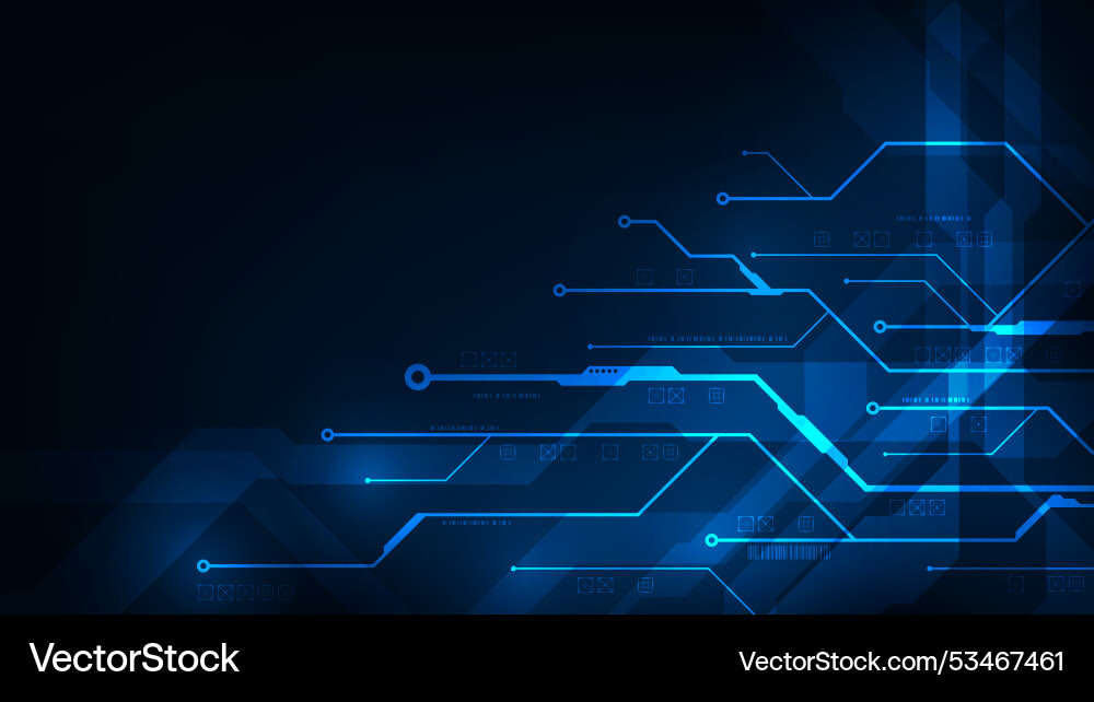 Futuristic abstract technology big data streams Futuristic abstract technology big data streams vector image