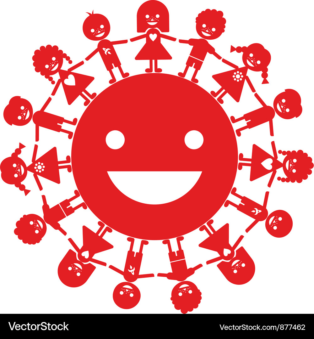 Smiling generation Vector Image