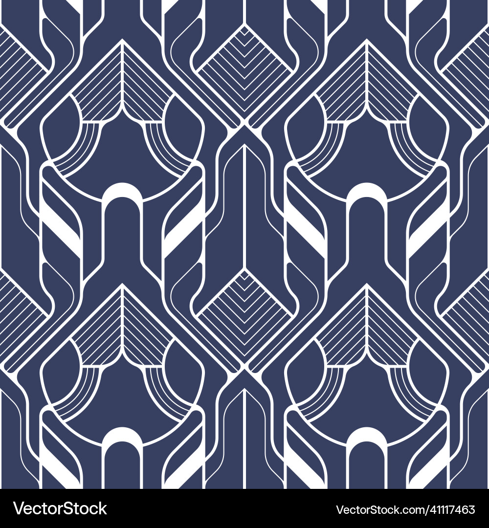 Abstract geometric pattern with white lines vector image