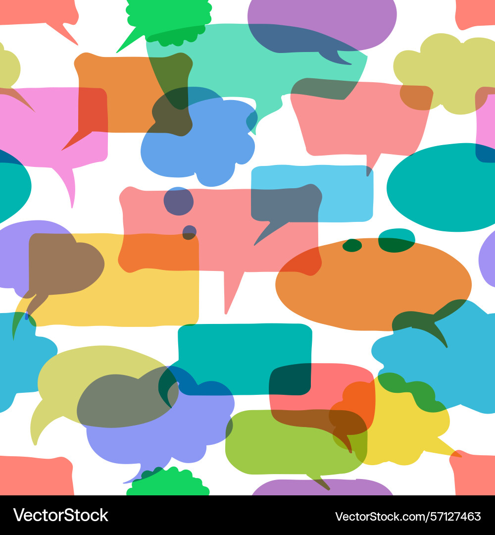 Chat dialog background Chat dialog background vector image