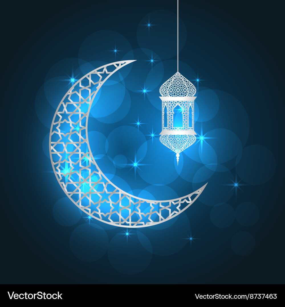 Ramadan greeting card Vector Image