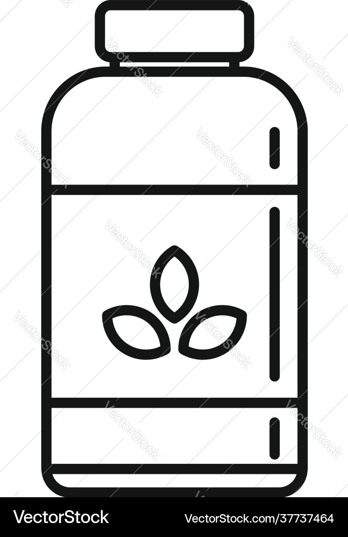 Garbage fertilizer icon outline style Garbage fertilizer icon outline style vector image