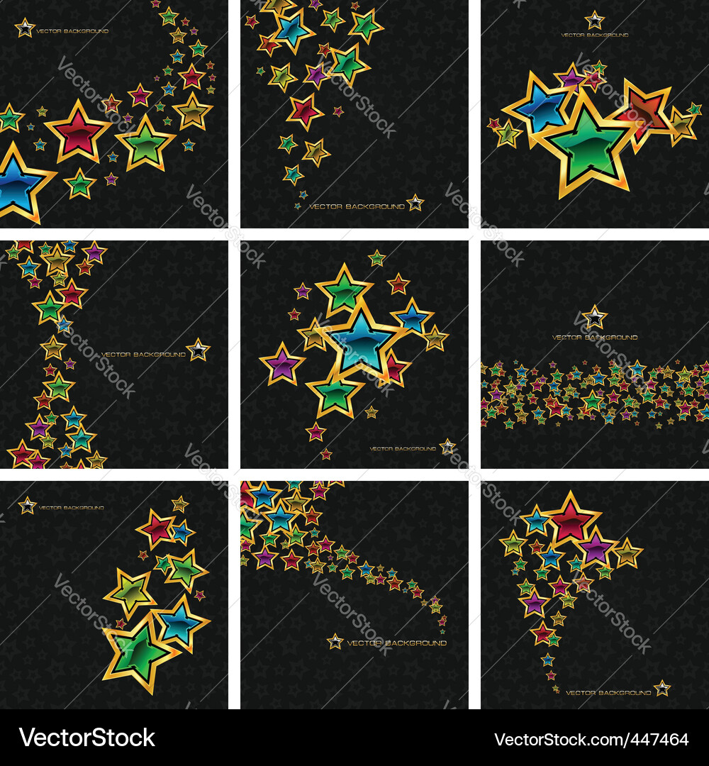 Sparkling Star Background Vector Image