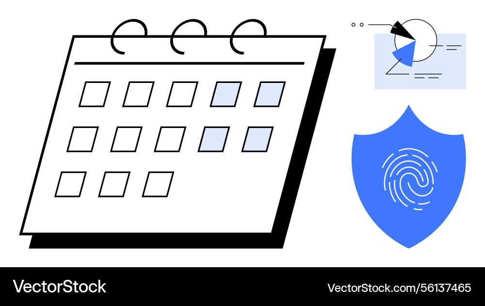 Digital scheduling with privacy and data analytics Digital scheduling with privacy and data analytics vector image