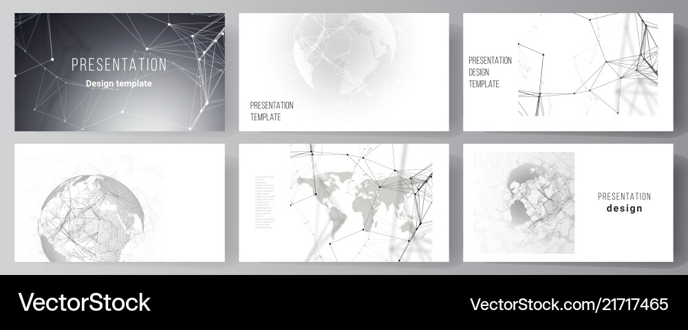Layout of the presentation slides design Layout of the presentation slides design vector image