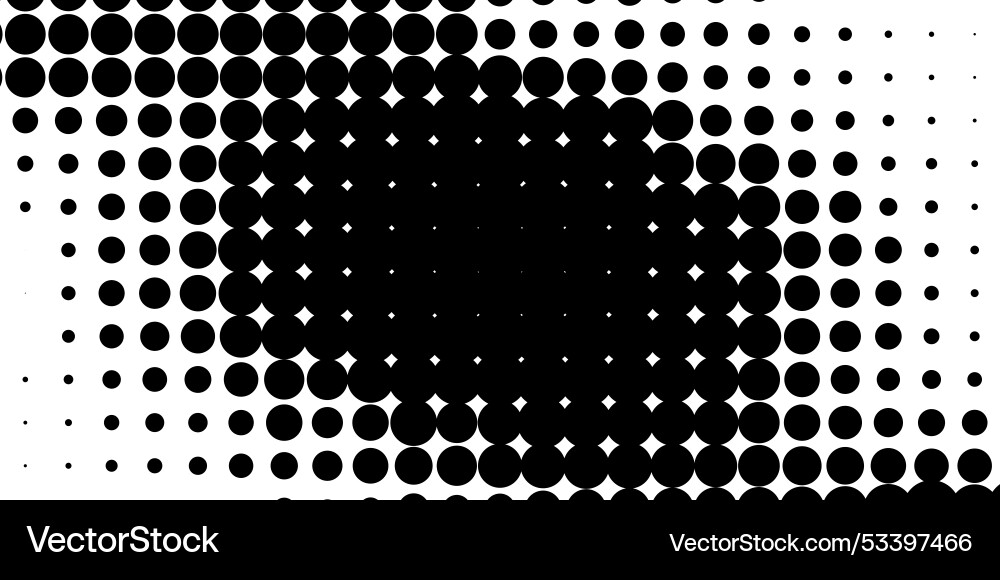 A black and white image of circle with many dots A black and white image of circle with many dots vector image
