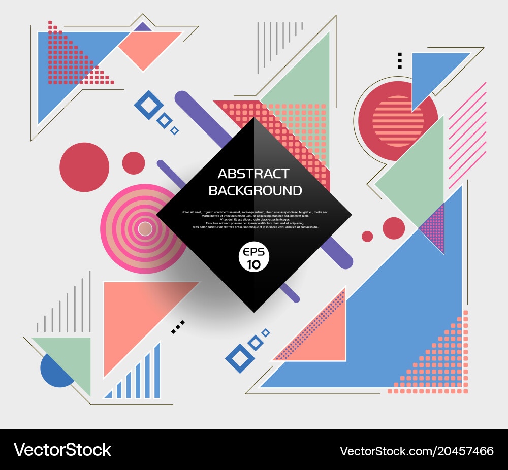 Geometric Abstract Pattern Background vector image