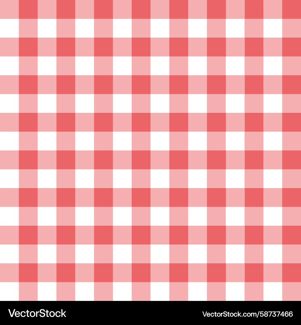 Red checkered tablecloth seamless pattern Red checkered tablecloth seamless pattern Vector Image