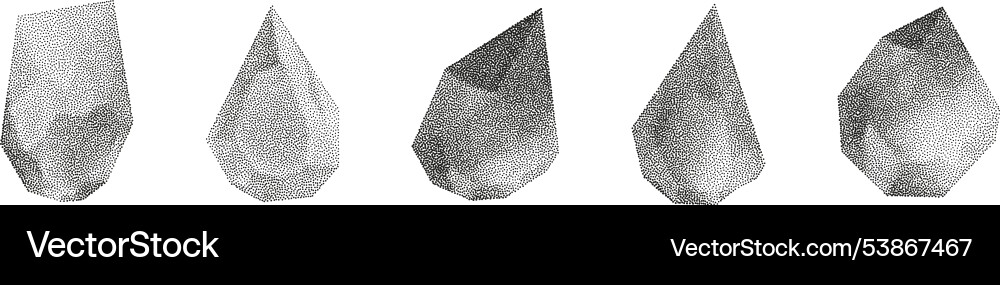 3d gradient geometric shapes with noise 3d gradient geometric shapes with noise vector image