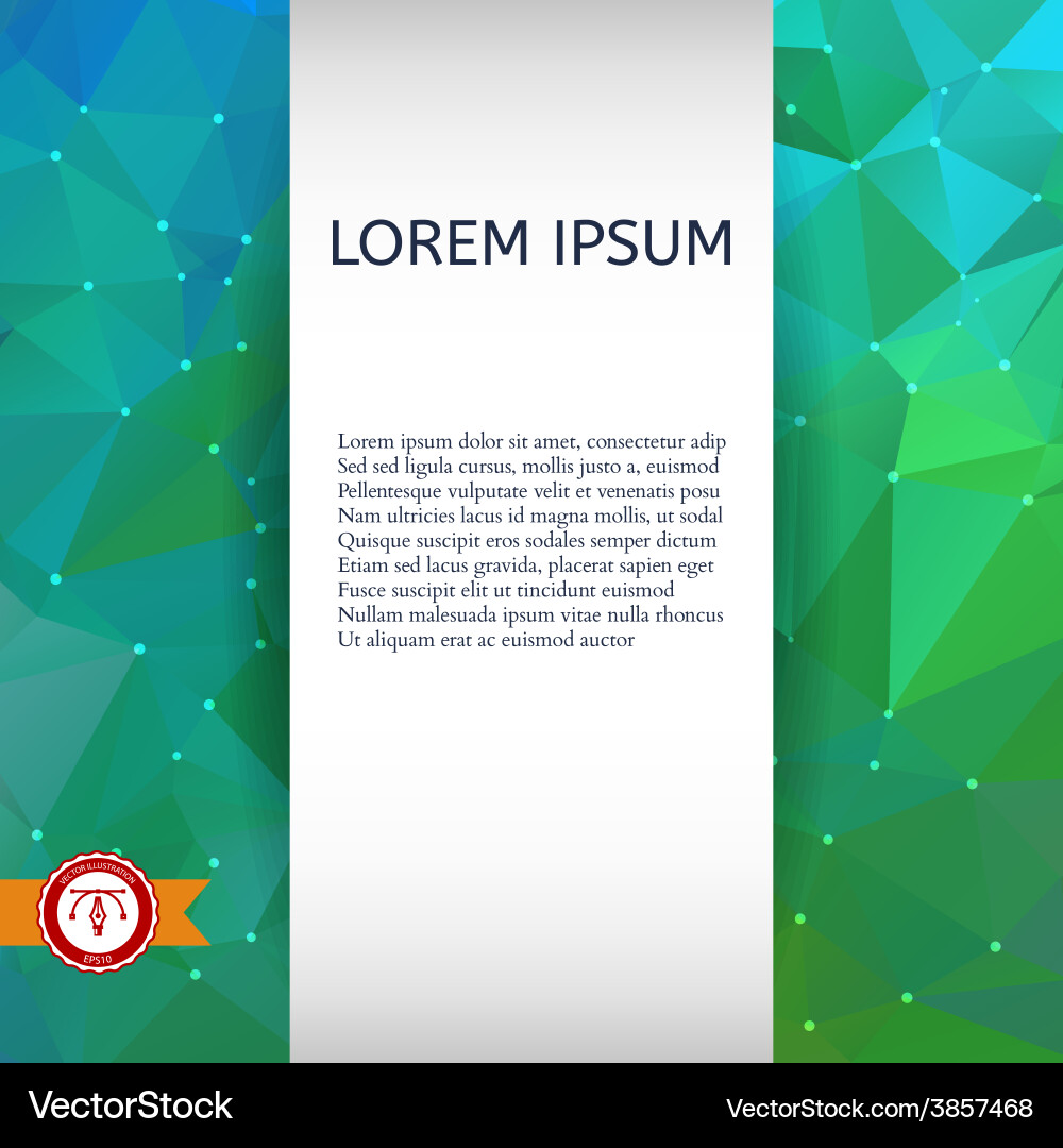Abstract colorful triangles background Vector Image