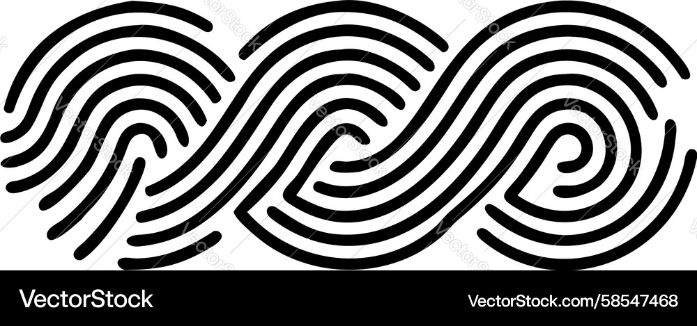 Dynamic Parallel Flow Pattern Vector Image