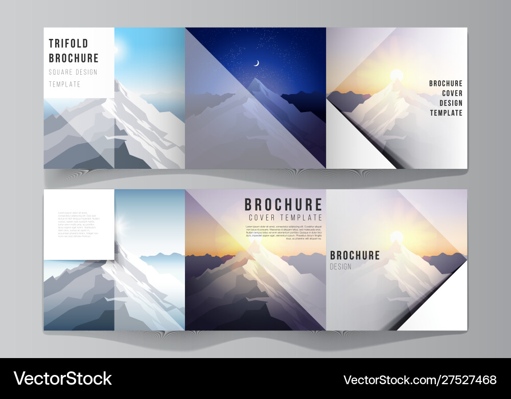 Minimal editable layout square format Minimal editable layout square format vector image