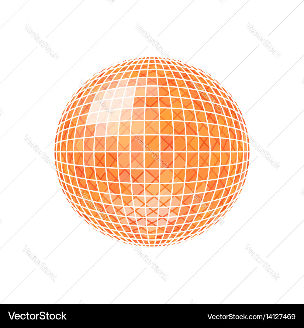 Disco Ball Sphere Vector Image