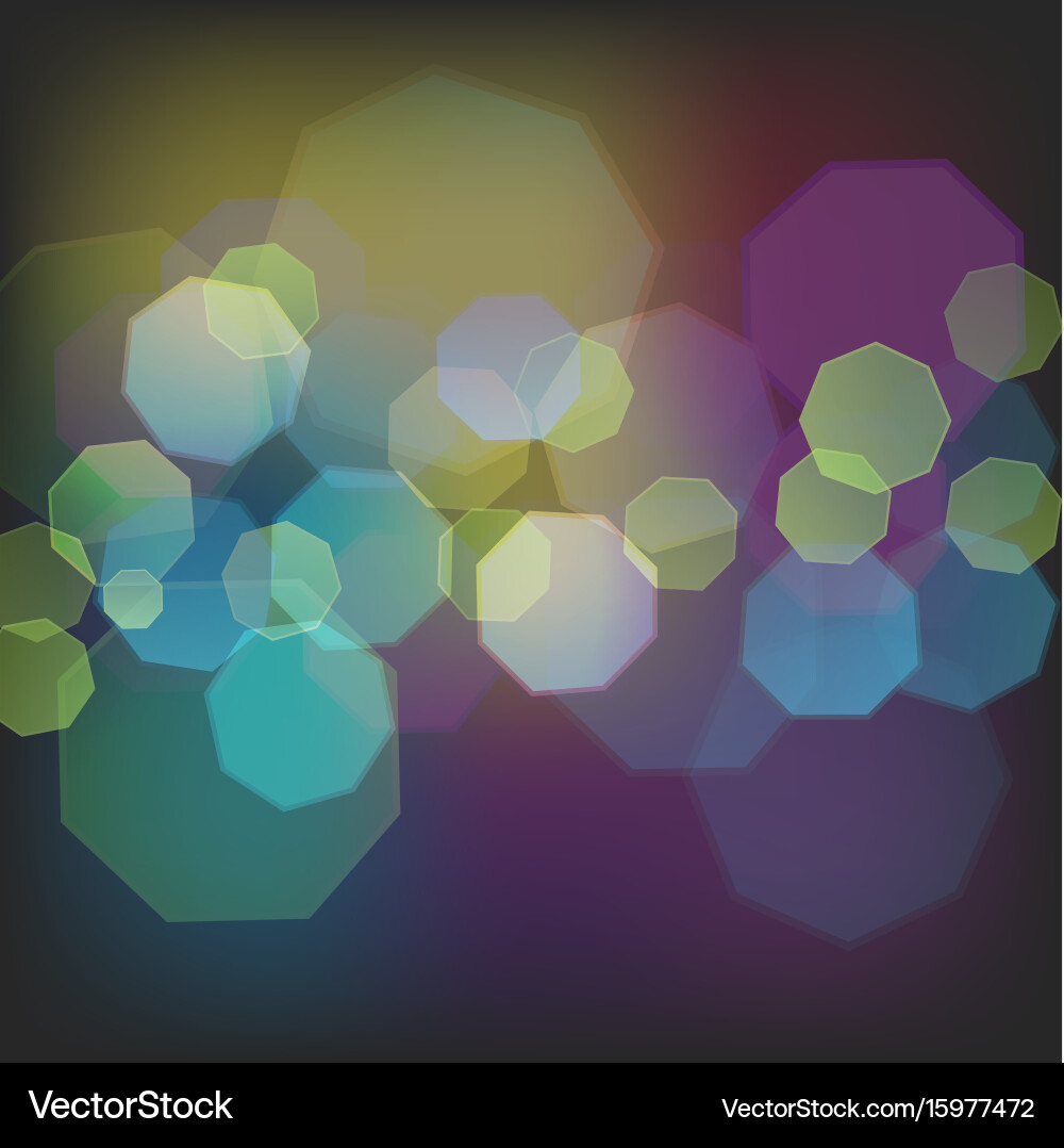 Abstract bokeh background Vector Image