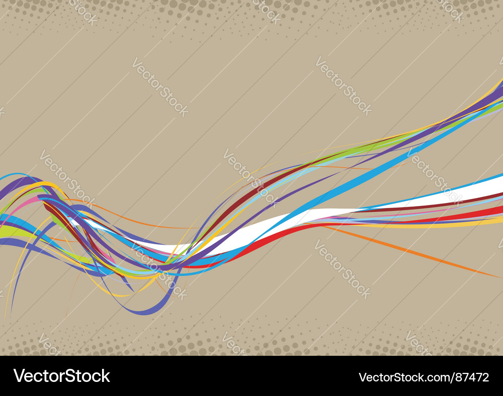 Abstract Line Background Vector Image