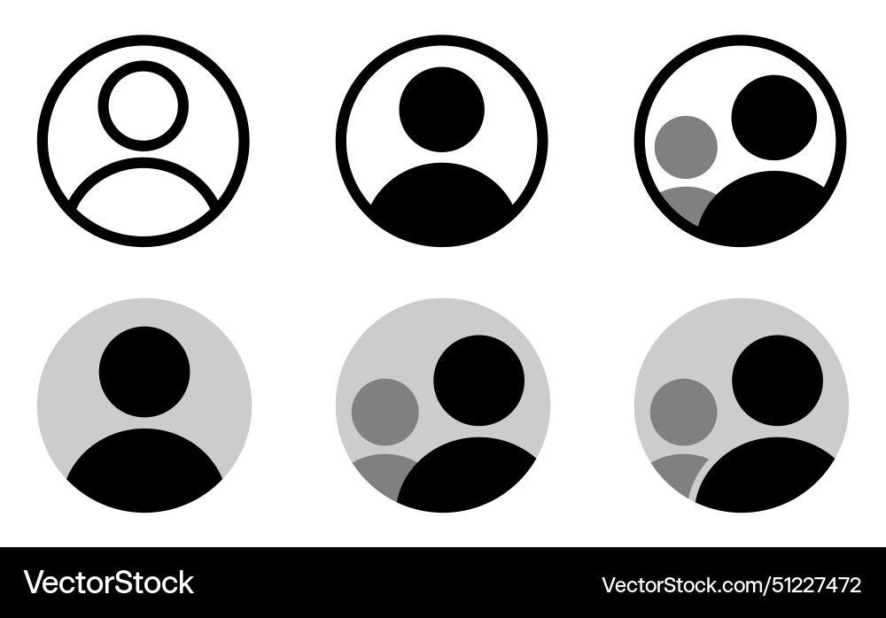 Anonymous user portrait icon concept design Anonymous user portrait icon concept design vector image