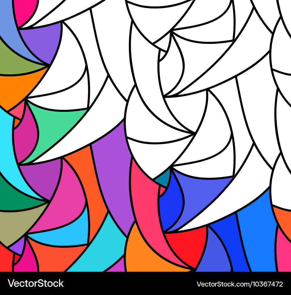 Fantasy Pattern: Ornamental Chaos Vector Image