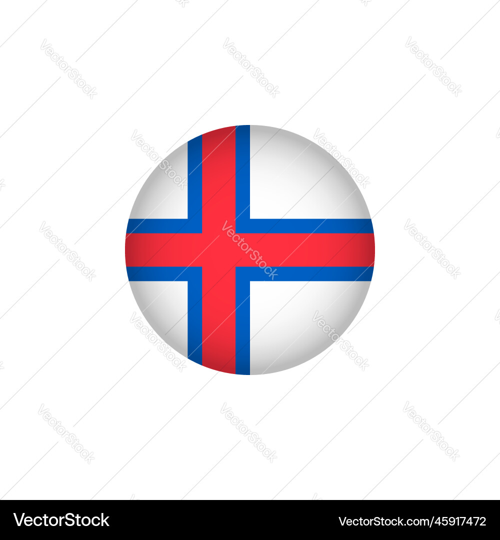Faroe Islands europe flag icon european country Faroe Islands europe flag icon european country vektorbild
