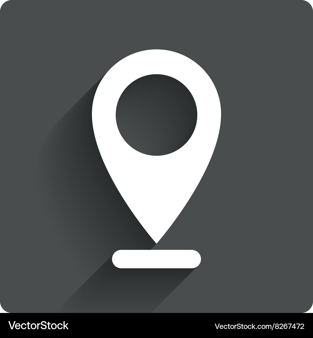 Internet-Marke Symbol Navigation Zeiger Symbol Vektorbild
