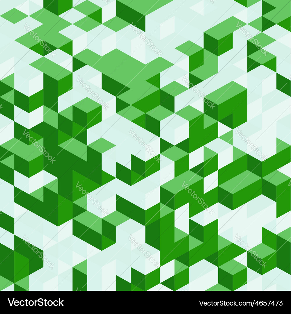 3d blocks structure background Vector Image
