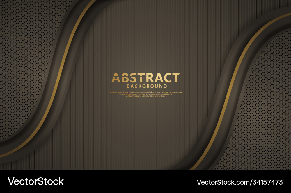 Wave abstract overlap layer on red stripes vector image