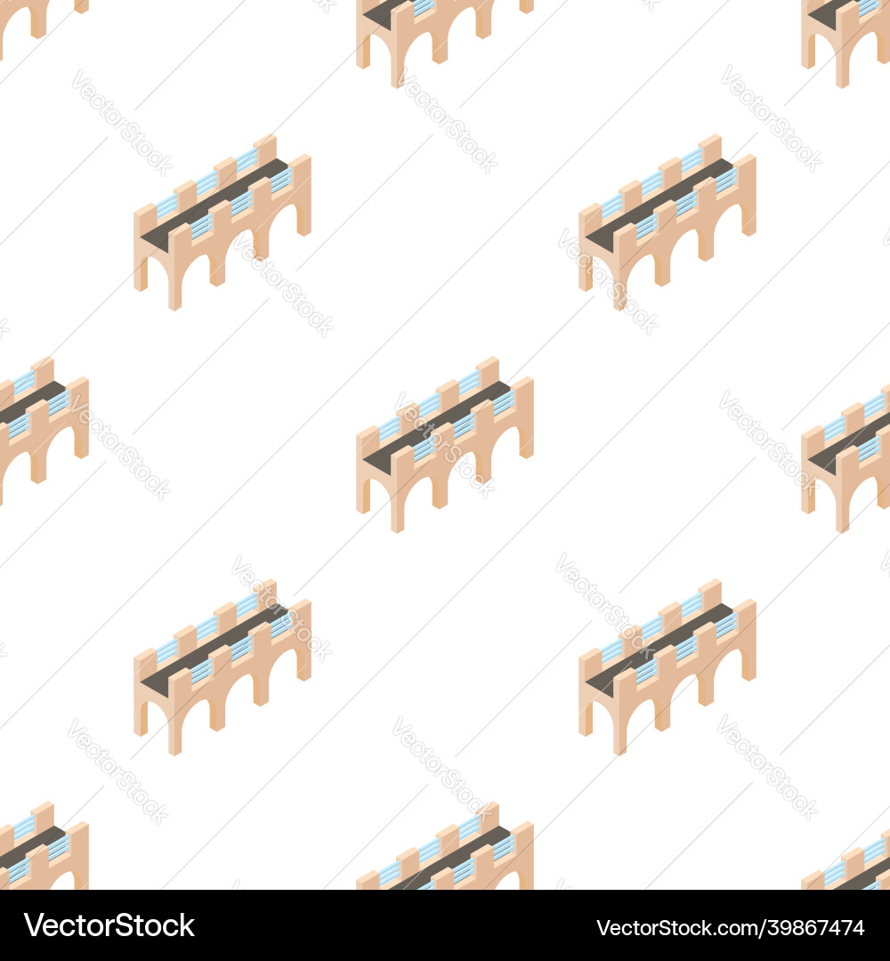 High bridge pattern seamless High bridge pattern seamless vector image