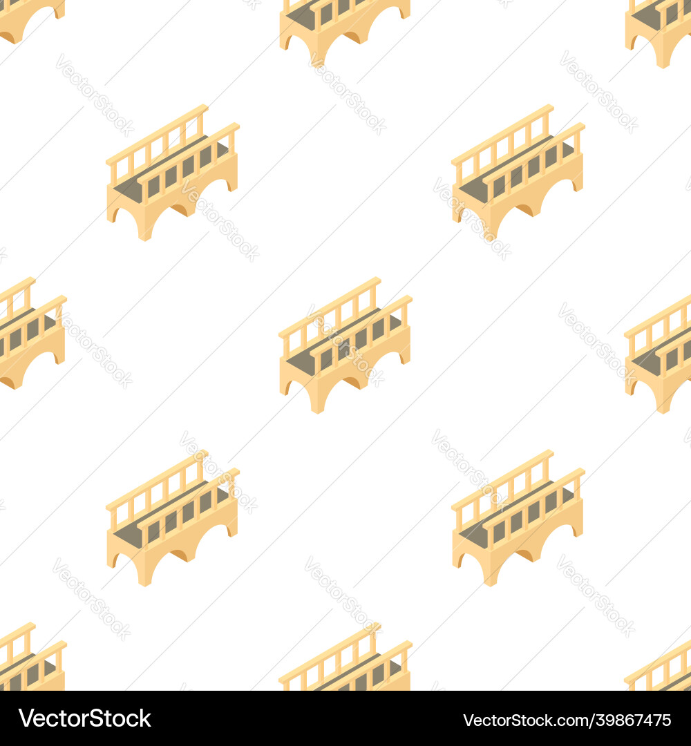Bridge for transit pattern seamless Bridge for transit pattern seamless vector image
