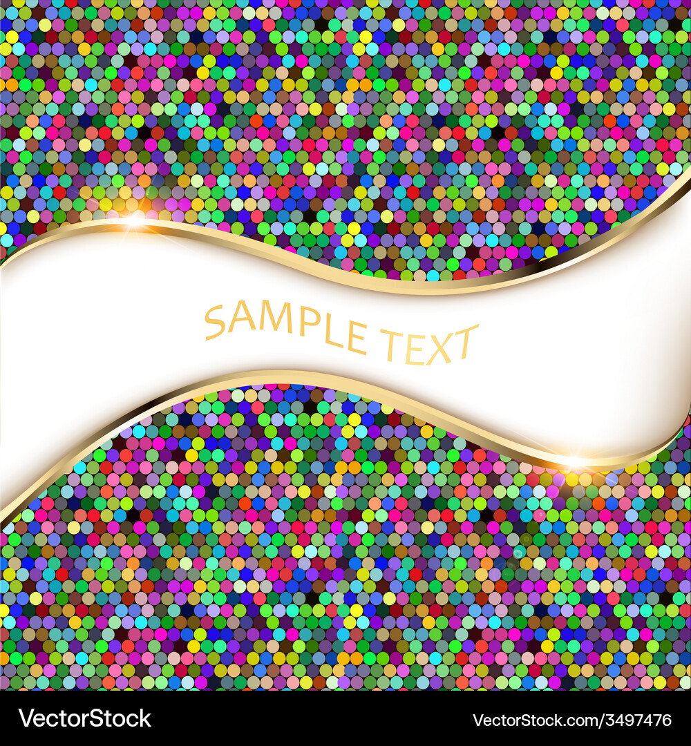 Background with wave for text Vector Image