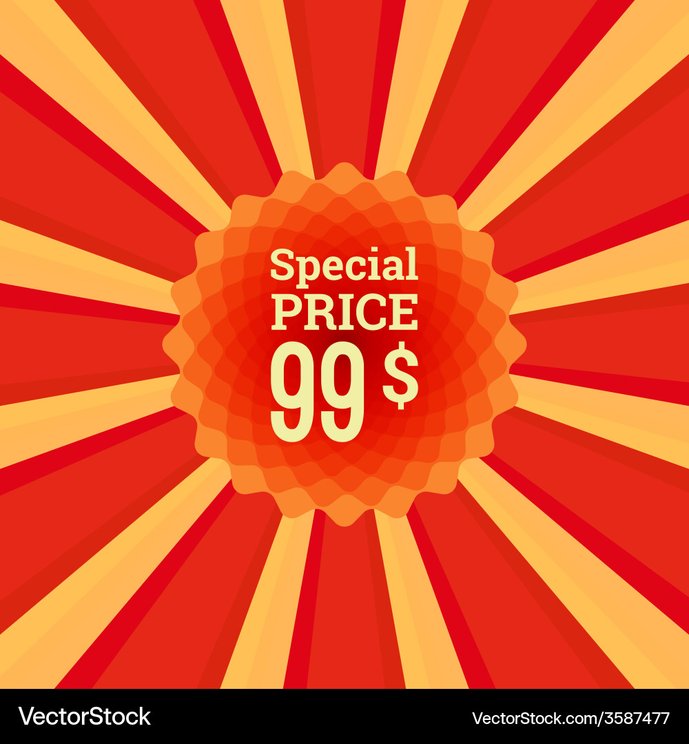 Abstract background with rays vector image