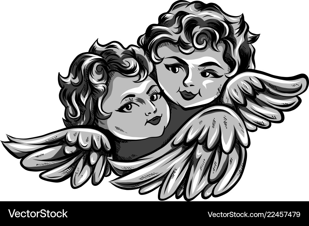 Adorable Cupid Angel Vector Image