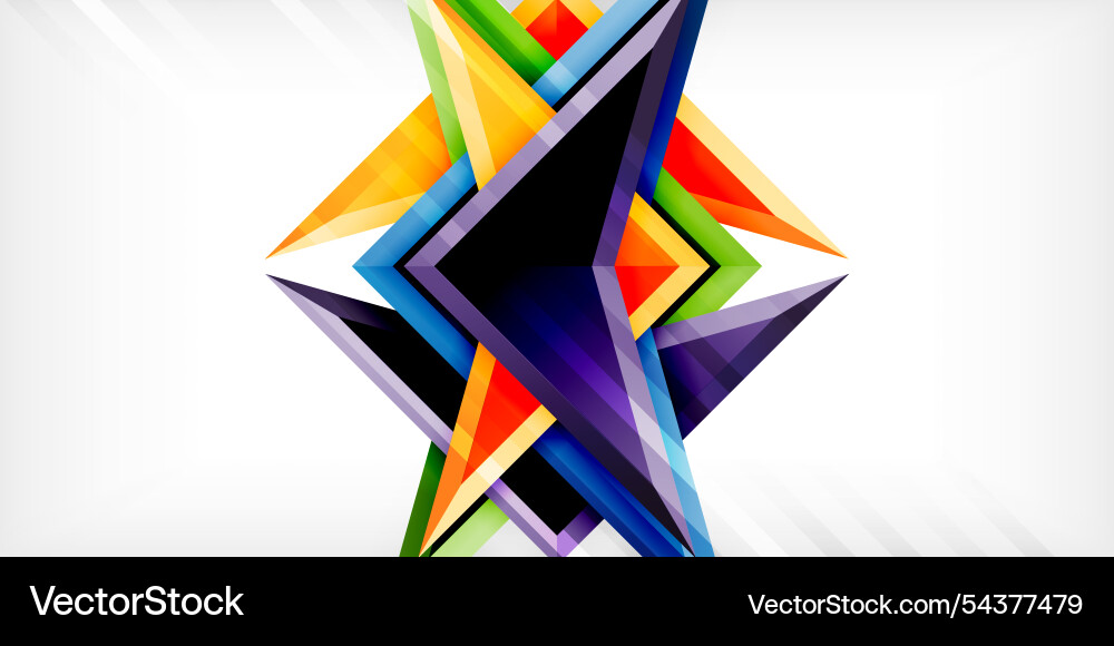 Arrows with 3d effect abstract background Arrows with 3d effect abstract background vector image