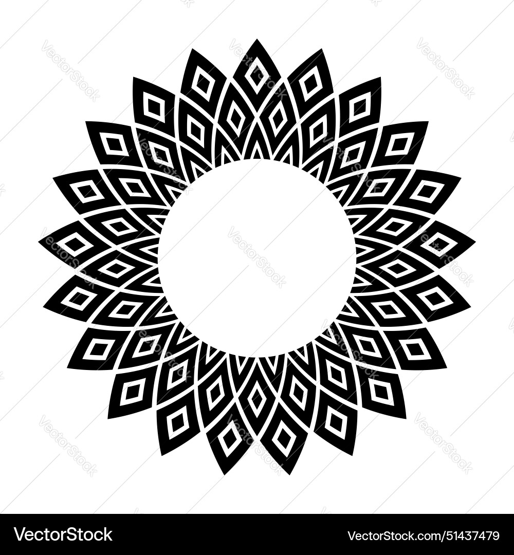 Radial pattern vector image