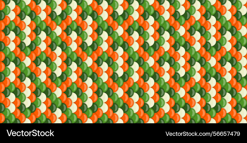 Vibrant repeating pattern of overlapping circles Vibrant repeating pattern of overlapping circles vector image