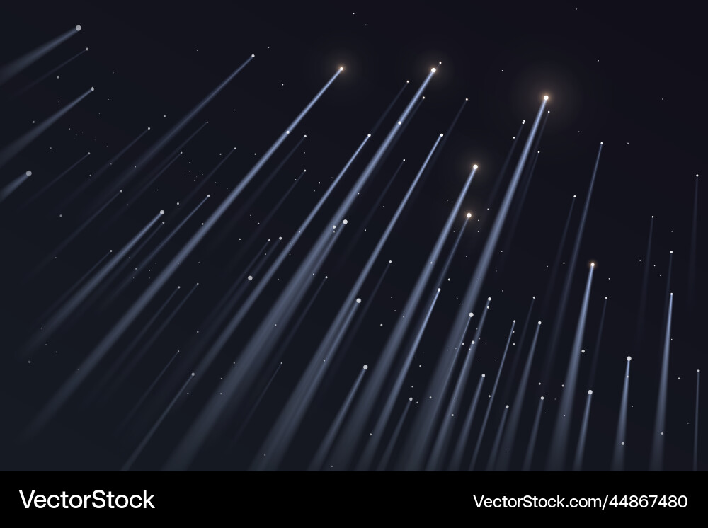 Little holes with light rays Royalty Free Vector Image