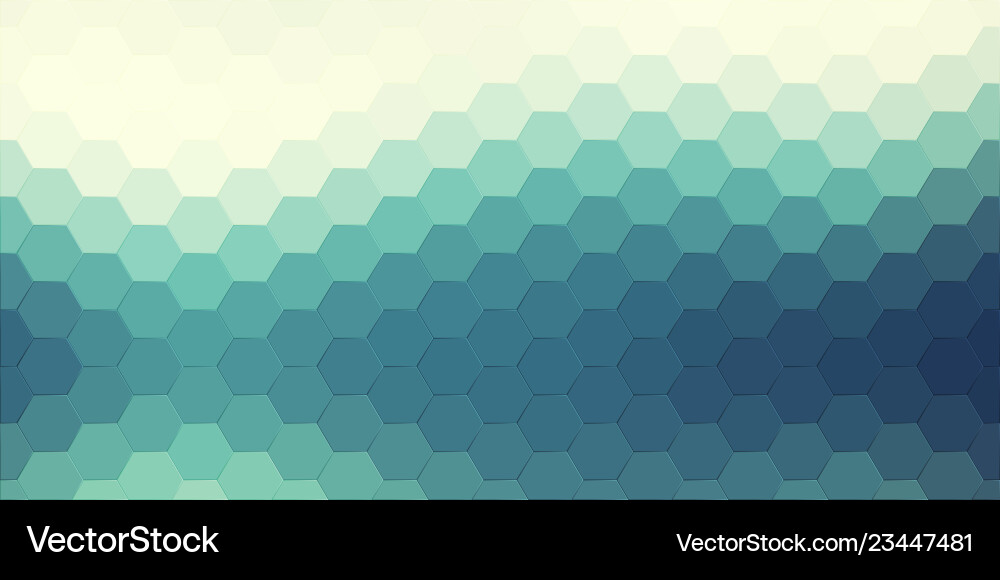 Hexagonal Gradient Background vector image