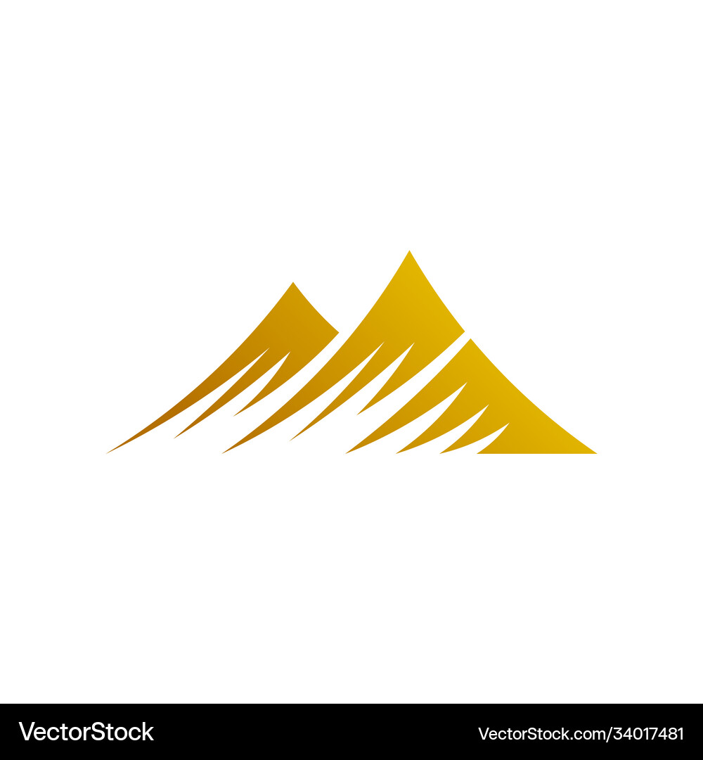 Sand mountain logo (34017481) – Royalty-Free Vector | VectorStock, image size:1000x1080