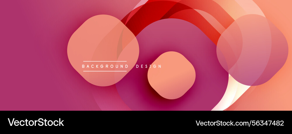 Abstract composition featuring overlapping Abstract composition featuring overlapping Vector Image