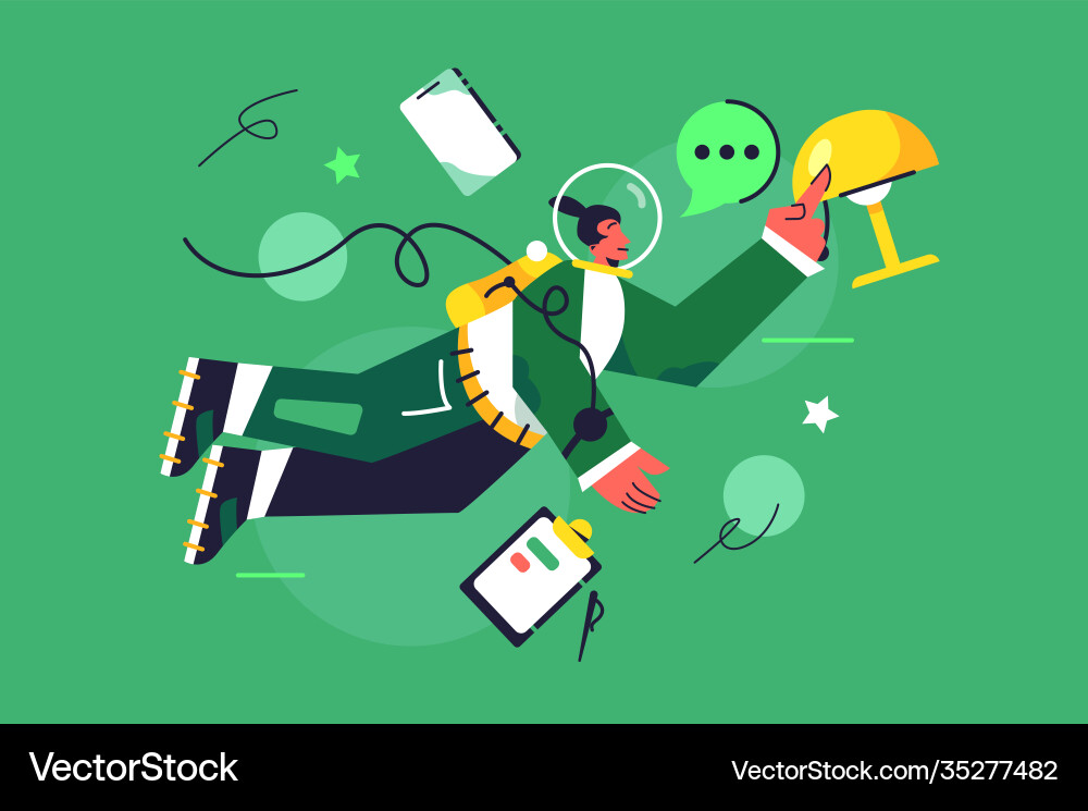 Guy introduces himself as if he Royalty Free Vector Image