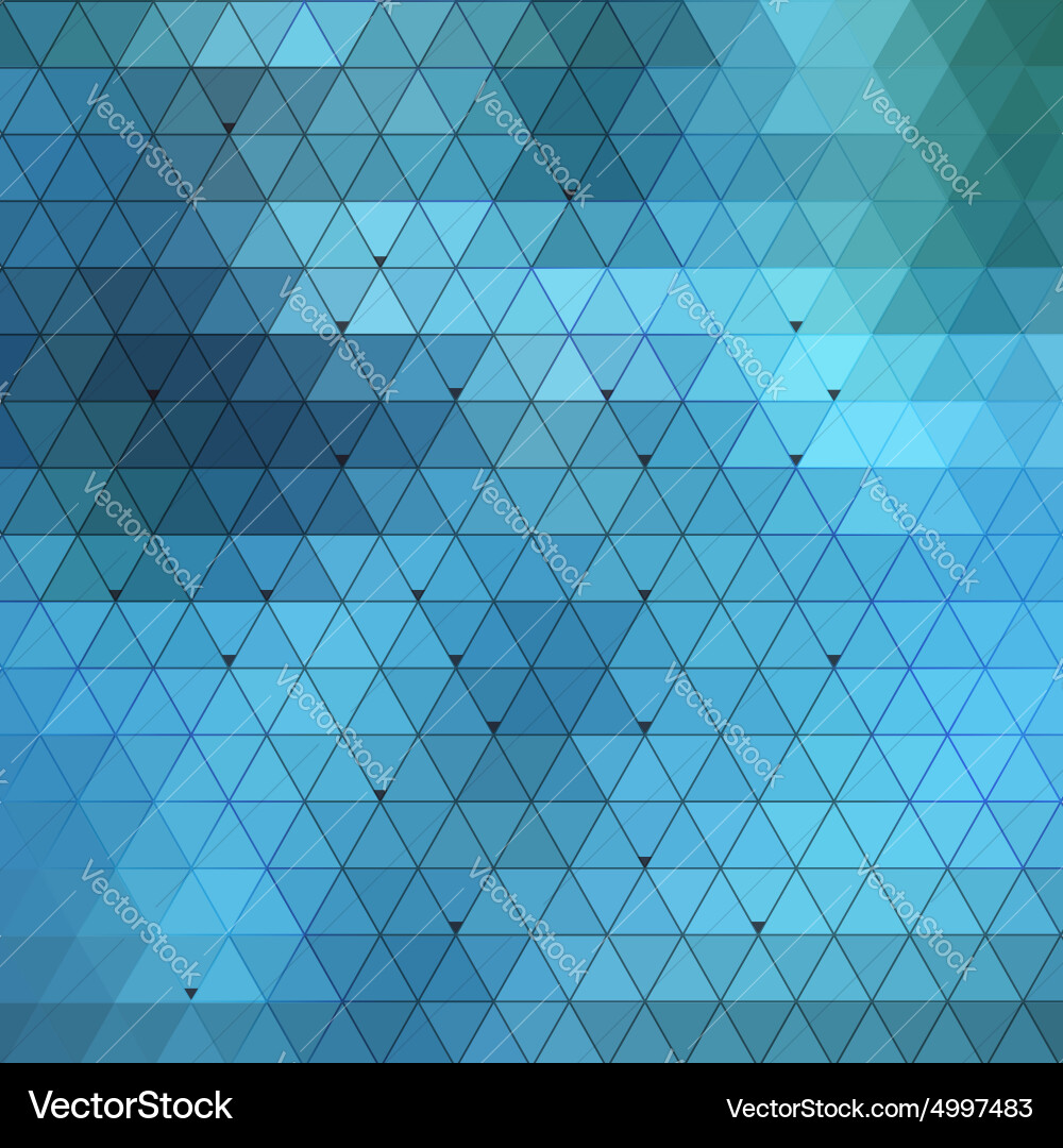 Abstract triangles background for design vector image