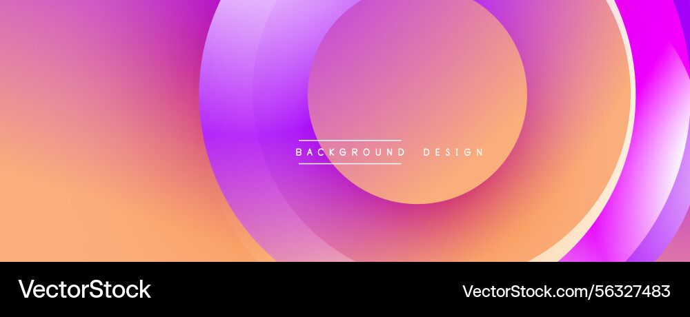 Abstract vibrant layers create flowing gradient Abstract vibrant layers create flowing gradient vector image