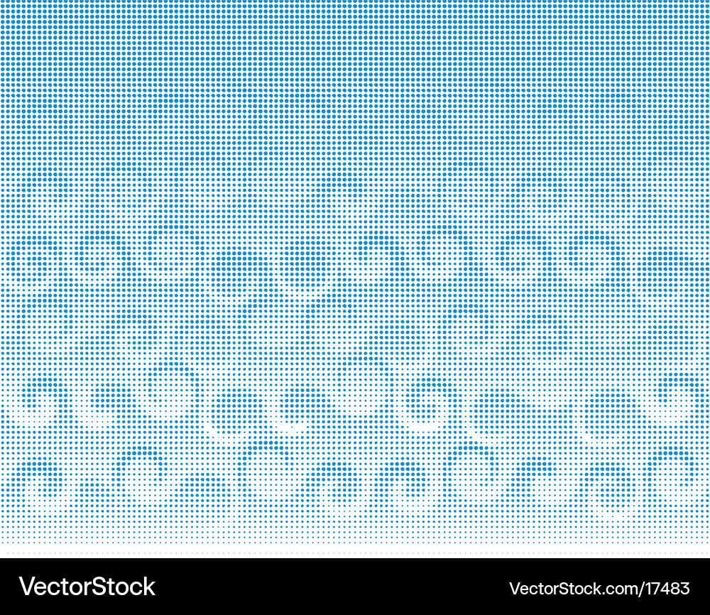 Halftone Waves Vector Image