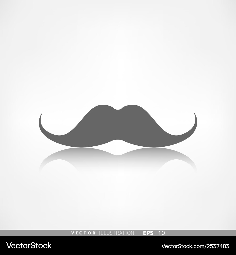 Hipster-Mousinen-Symbol vektorbild