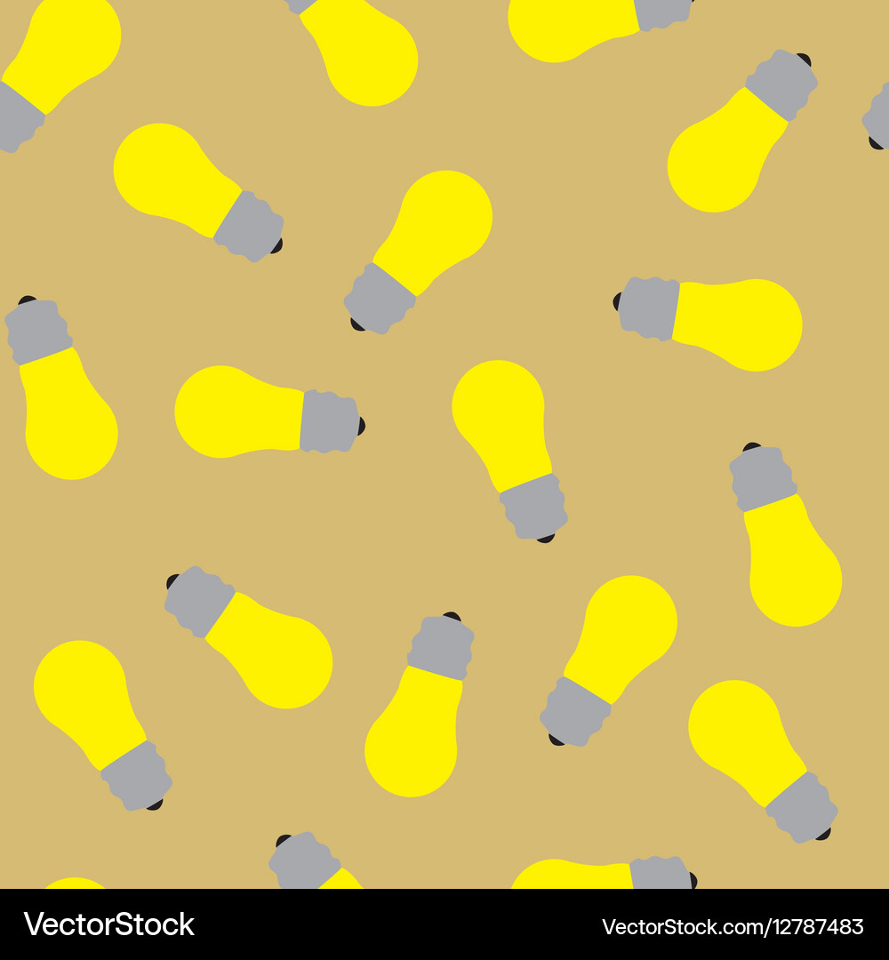 With the image pattern lamp yellow Vector Image
