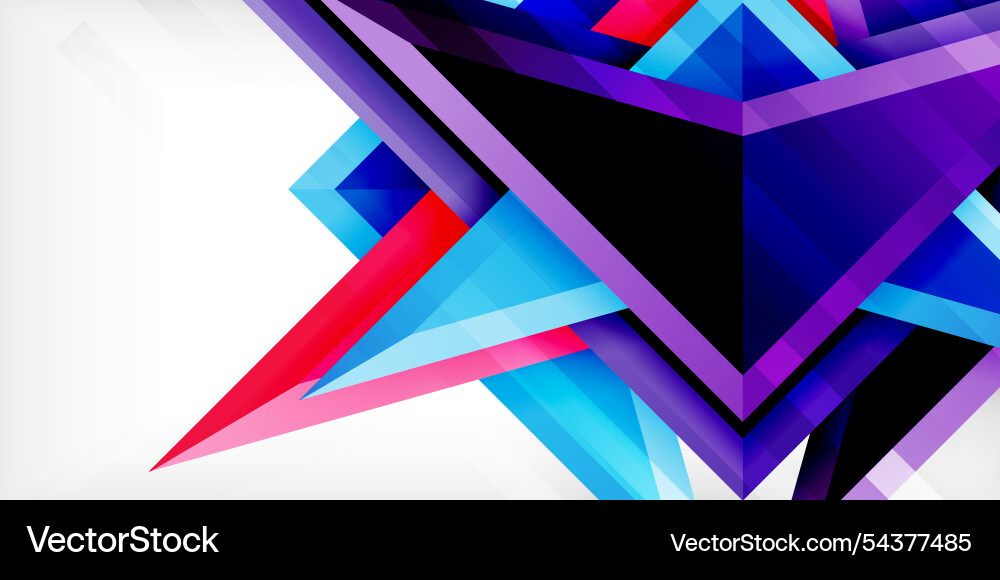 Abstract background color triangles and arrows Abstract background color triangles and arrows vector image