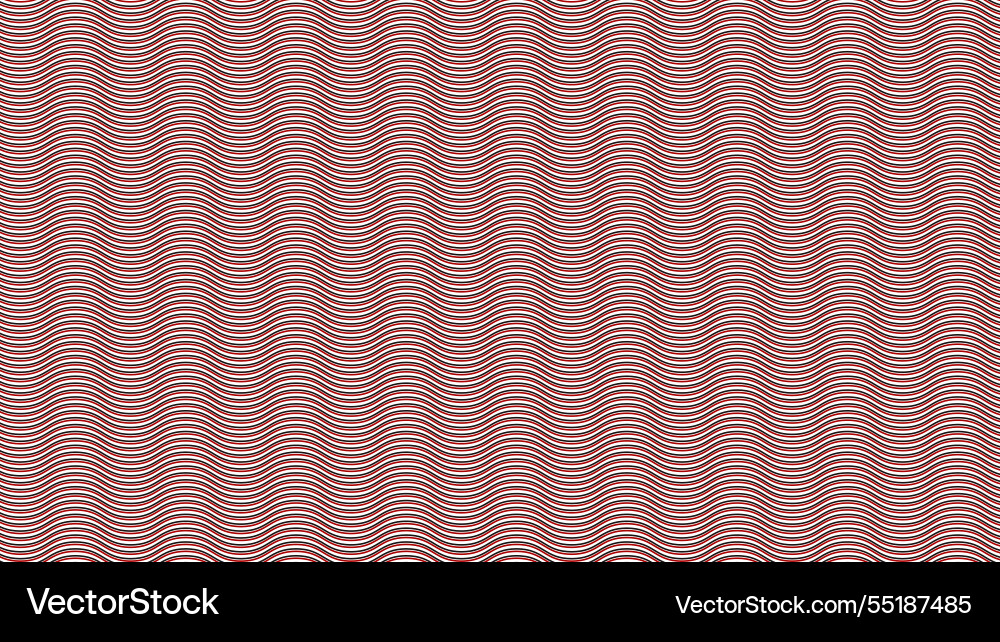 Red wave line pattern abstract background Red wave line pattern abstract background vector image