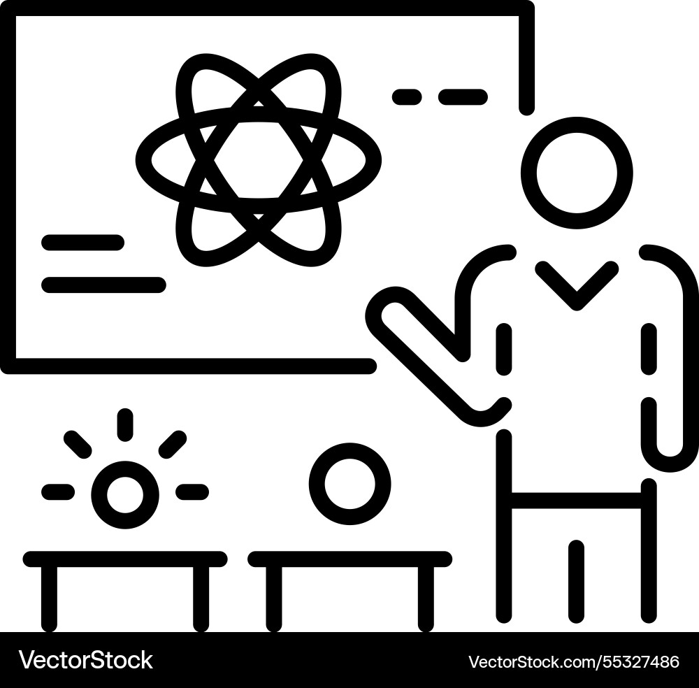Physics lecture Vector Image