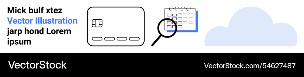 Exploring data analytics with magnifying glass Vector Image